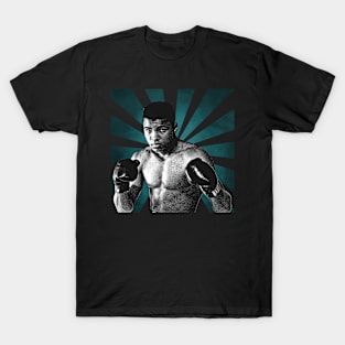 Muhammad Ali II Retro Pixel II 70s T-Shirt